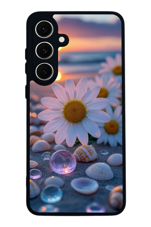 Samsung Galaxy A16 Uyumlu Cicek Tasarımlı Glossy Premium Kılıf