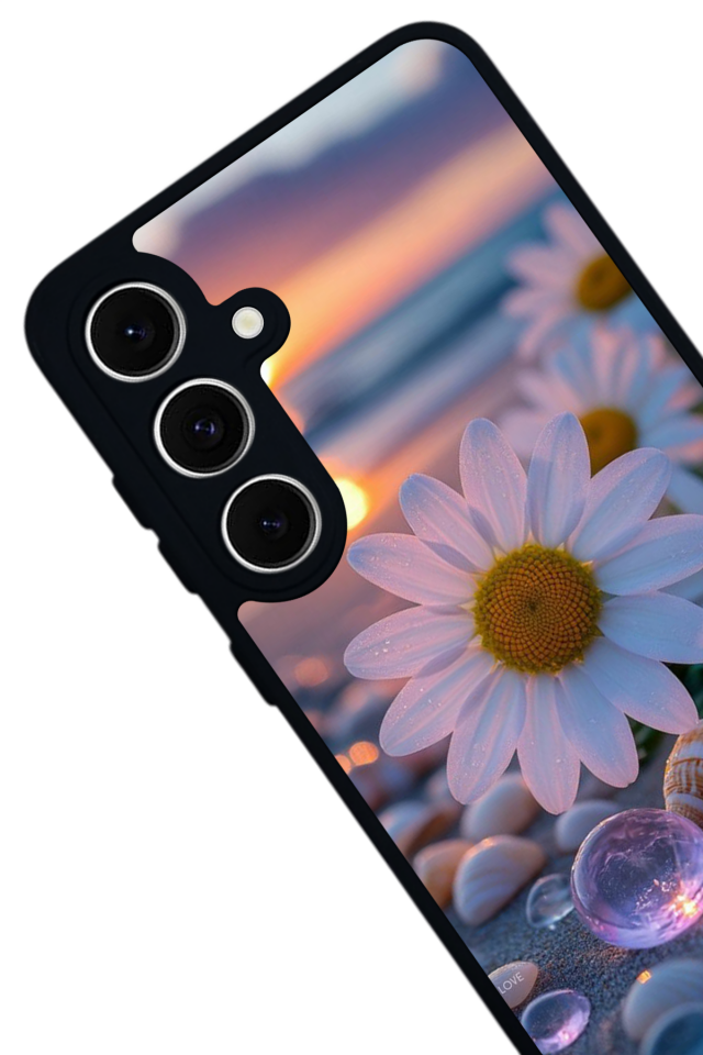 Samsung Galaxy A16 Uyumlu Cicek Tasarımlı Glossy Premium Kılıf