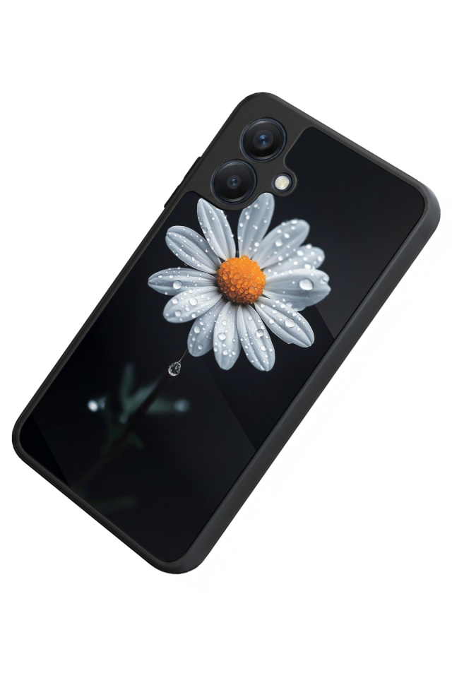 Samsung Galaxy A07 Uyumlu Cicek Tasarımlı Glossy Premium Kılıf