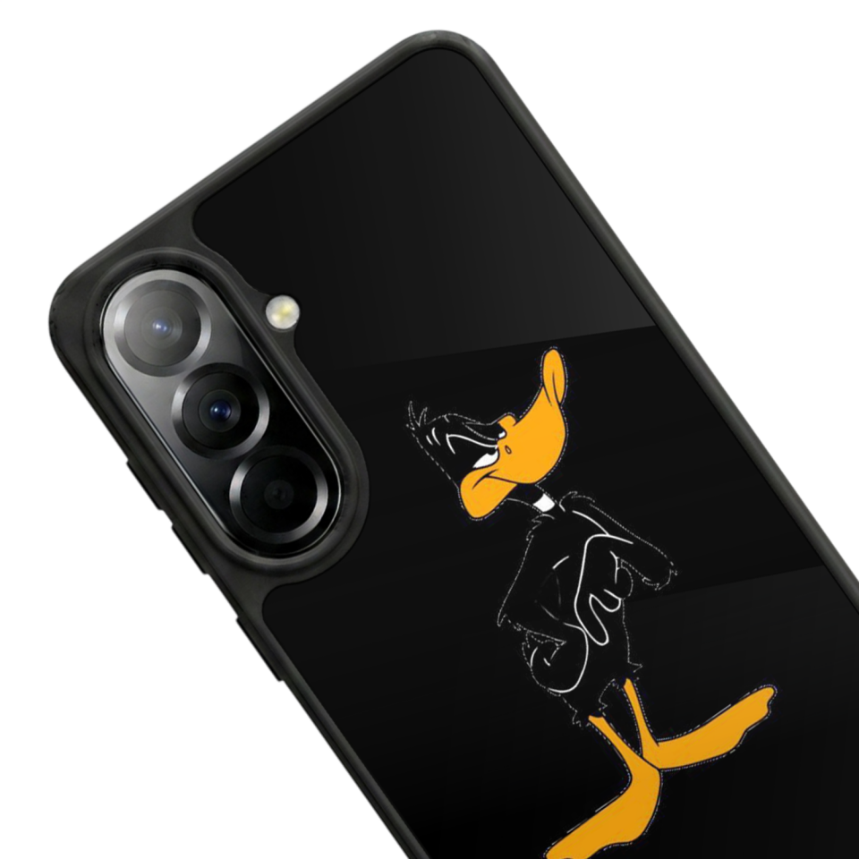 Samsung Galaxy A57 Uyumlu Daffy duck Tasarımlı Glossy Premium Kılıf