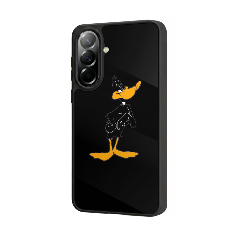 Samsung Galaxy A57 Uyumlu Daffy duck Tasarımlı Glossy Premium Kılıf