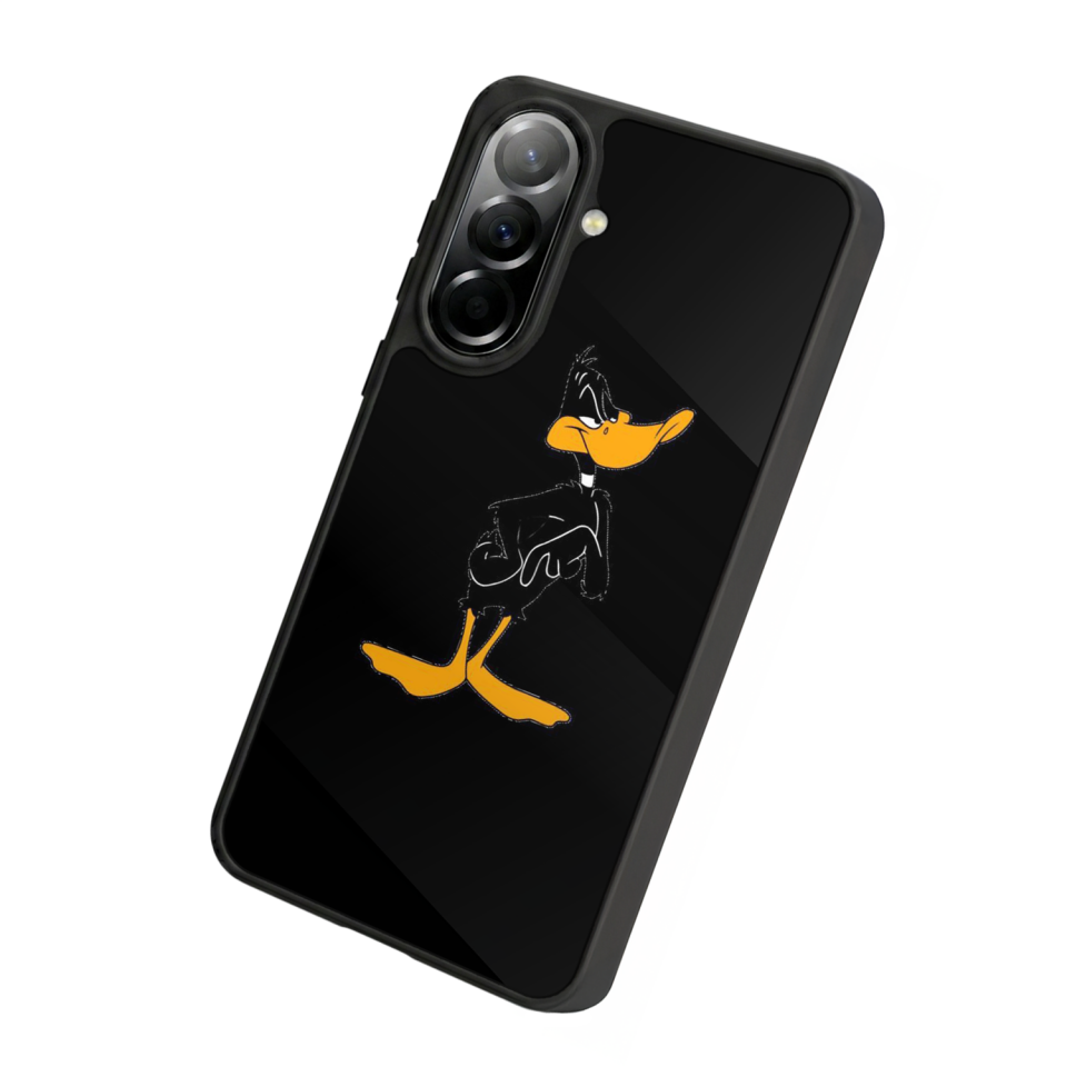 Samsung Galaxy A57 Uyumlu Daffy duck Tasarımlı Glossy Premium Kılıf