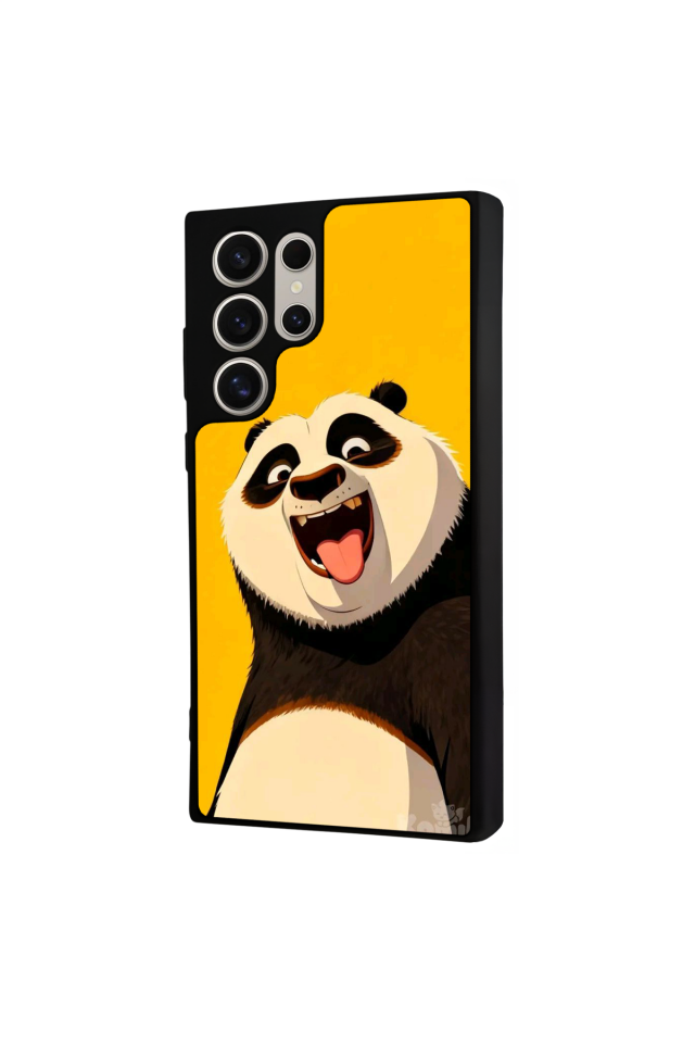 Samsung Galaxy S23 Ultra Uyumlu Kung Fu Panda Tasarımlı Glossy Premium Kılıf