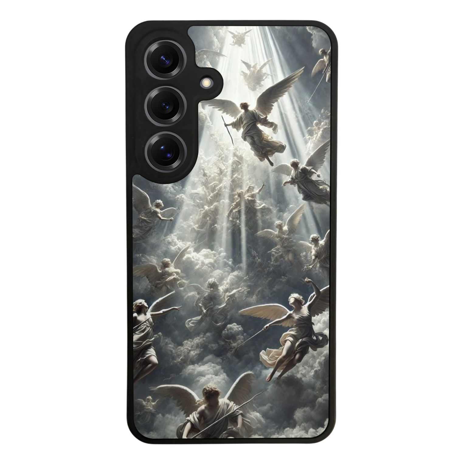 Samsung Galaxy S25 Uyumlu Melek Tasarımlı Glossy Premium Kılıf