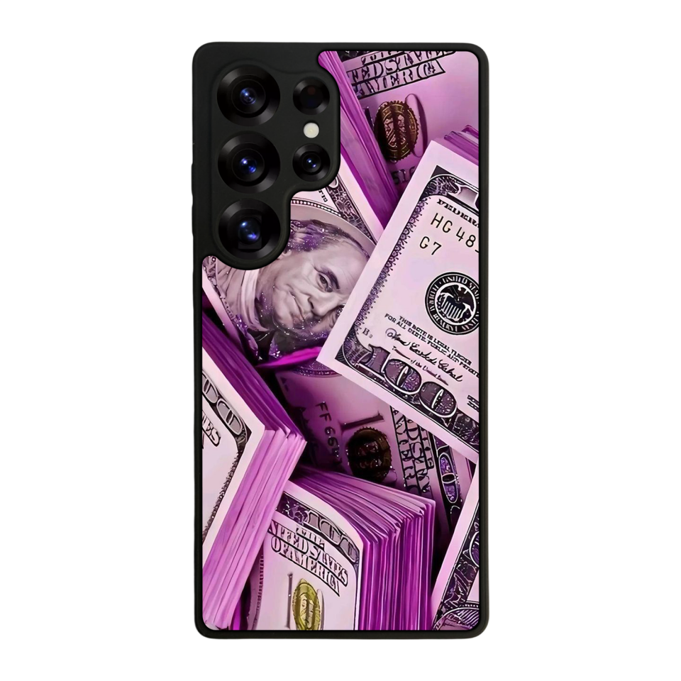 Samsung Galaxy S25 Ultra Uyumlu Money Para Tasarımlı Glossy Premium Kılıf