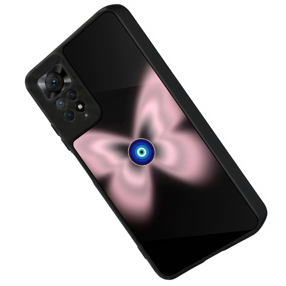 Xiaomi Redmi Note 12 Pro Uyumlu Nazar Tasarımlı Glossy Premium Kılıf