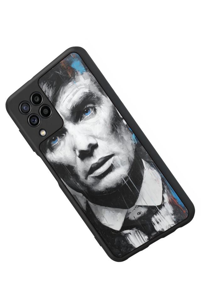Samsung Galaxy M22 Uyumlu Peaky Blinders Tasarımlı Glossy Premium Kılıf