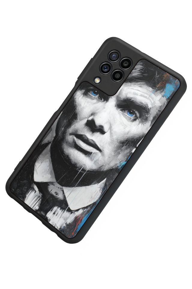 Samsung Galaxy M22 Uyumlu Peaky Blinders Tasarımlı Glossy Premium Kılıf