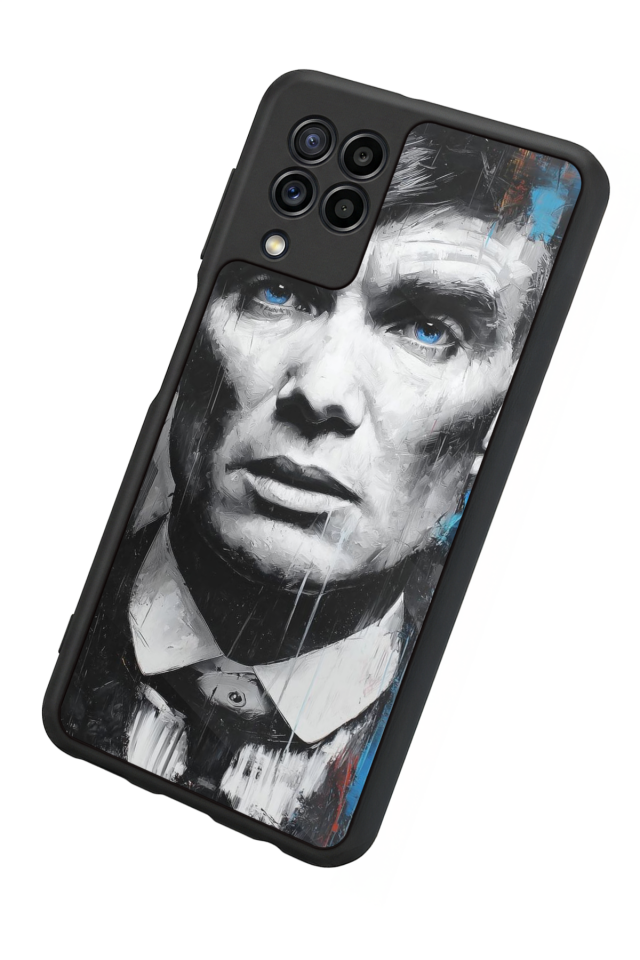 Samsung Galaxy M22 Uyumlu Peaky Blinders Tasarımlı Glossy Premium Kılıf