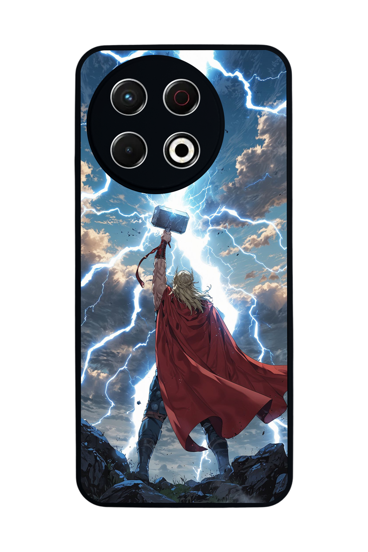 Tecno Spark 30 Pro Uyumlu Thor Tasarımlı Glossy Premium Kılıf