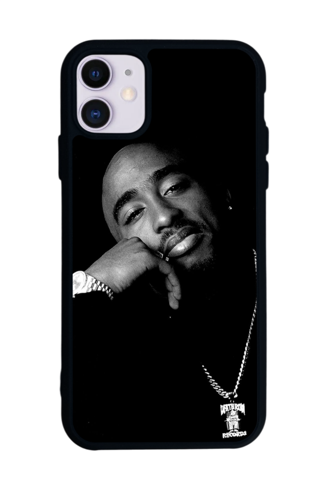 iPhone 11 Uyumlu Tupac Tasarımlı Glossy Premium Kılıf