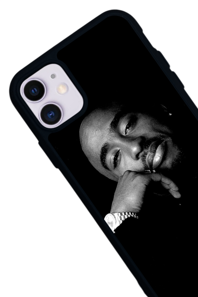 iPhone 11 Uyumlu Tupac Tasarımlı Glossy Premium Kılıf