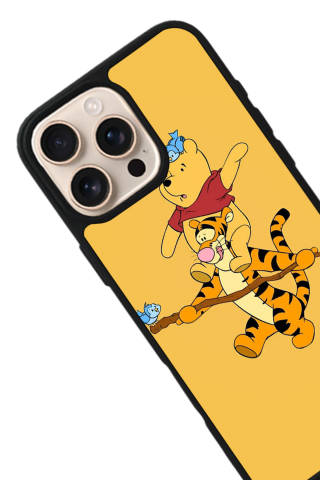 iPhone 14 Pro Max Uyumlu Winnie Tasarımlı Glossy Premium Kılıf