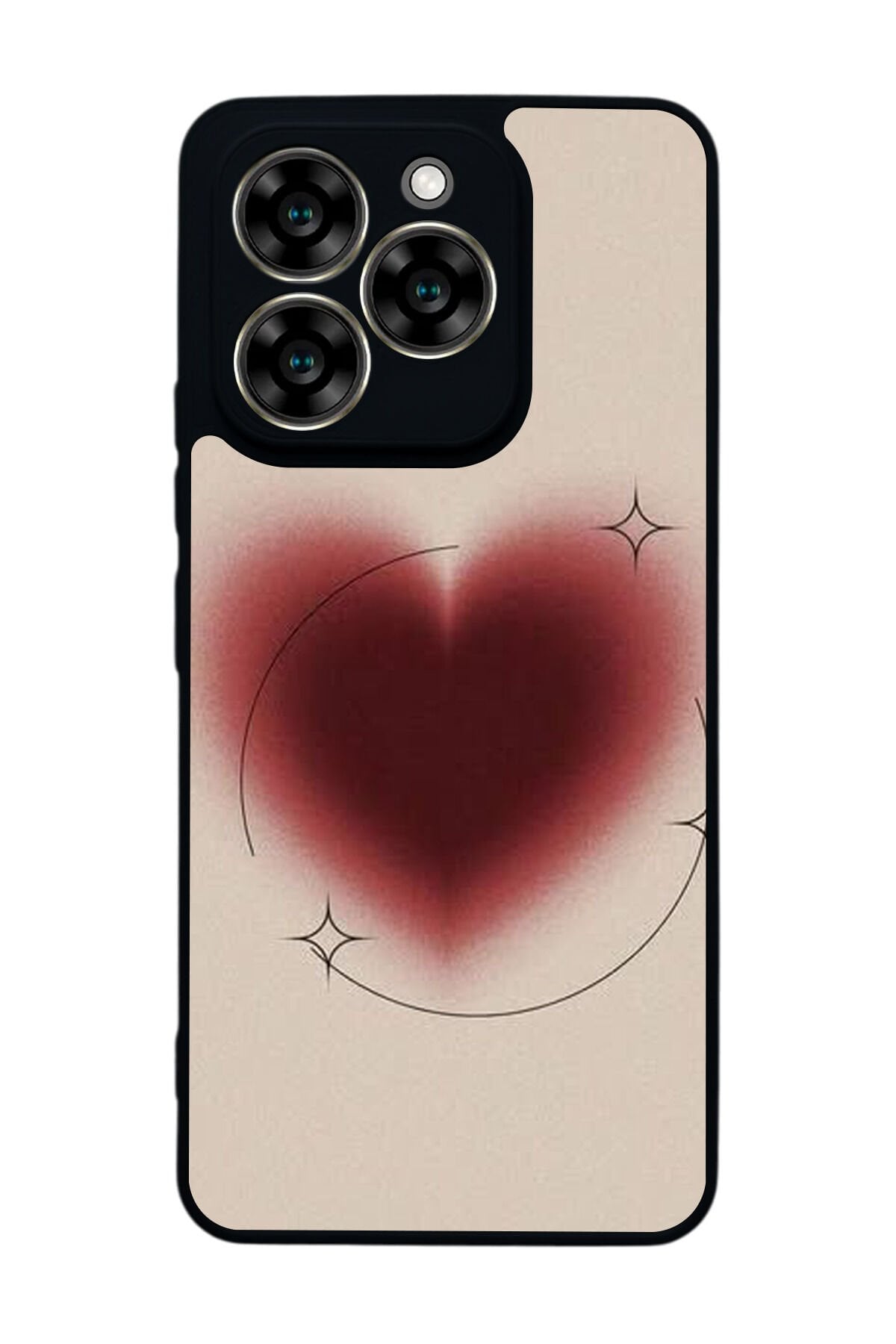 Reeder S919 Uyumlu Kalp Love Tasarımlı Glossy Premium Kılıf