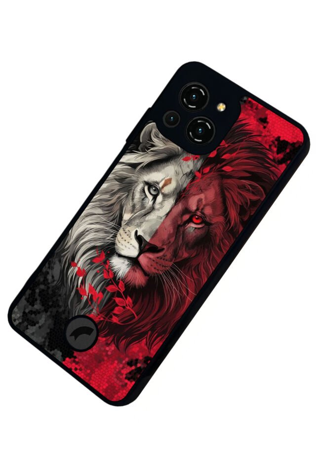 Reeder S23 Pro Max Uyumlu Aslan Tasarımlı Glossy Premium Kılıf