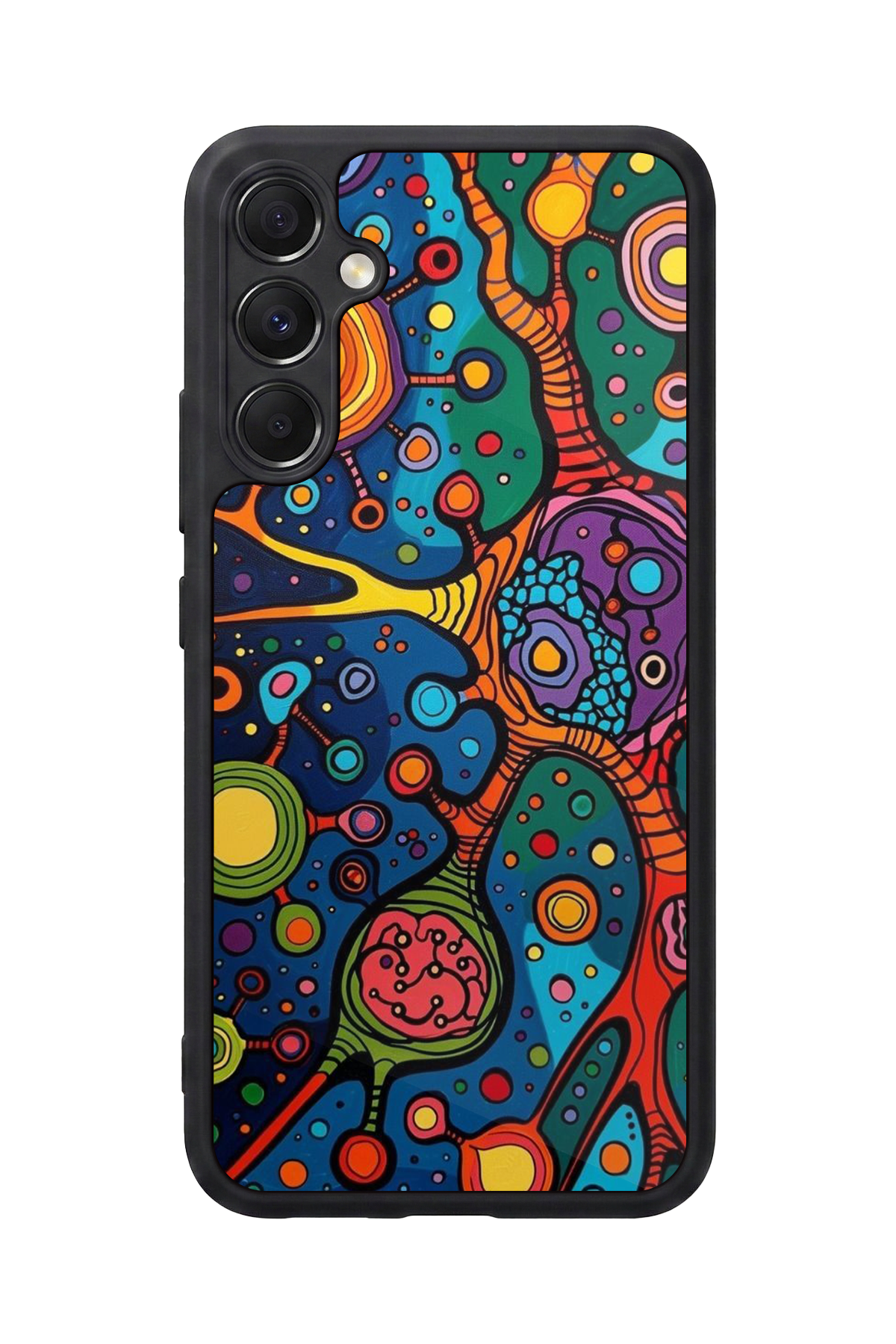 Samsung Galaxy A34 Uyumlu Abstract Tasarımlı Glossy Premium Kılıf