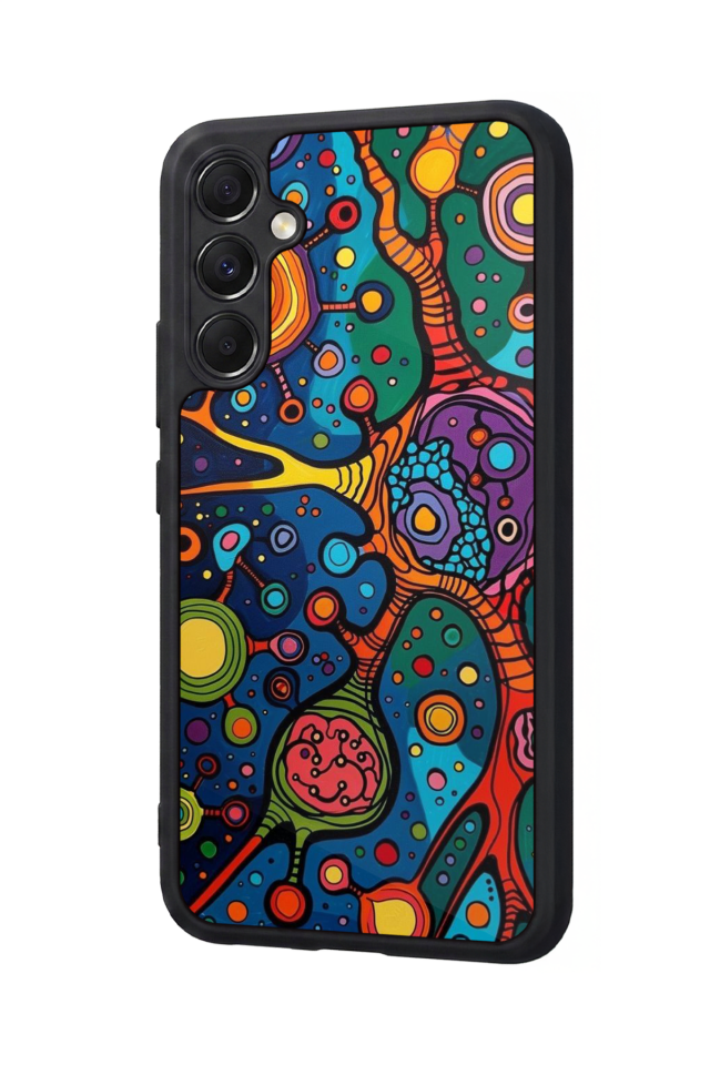 Samsung Galaxy A34 Uyumlu Abstract Tasarımlı Glossy Premium Kılıf