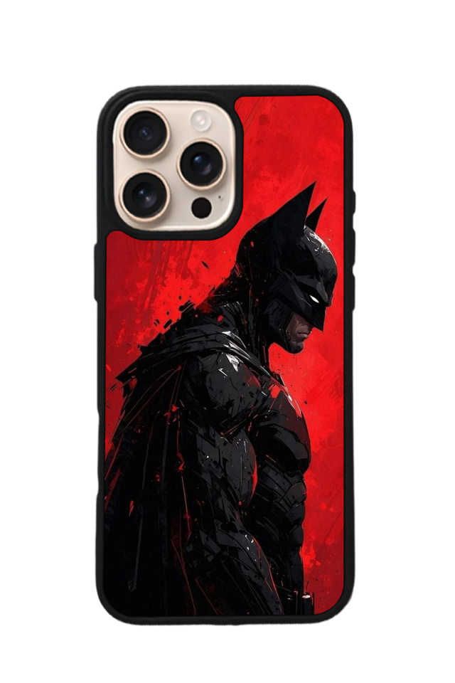 iPhone 15 Pro Max Uyumlu Batman Tasarımlı Glossy Premium Kılıf