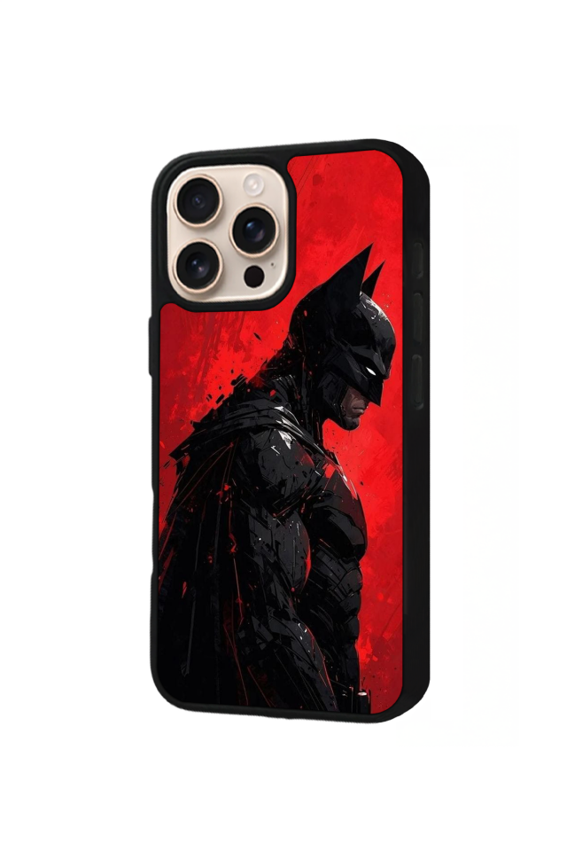 iPhone 15 Pro Max Uyumlu Batman Tasarımlı Glossy Premium Kılıf