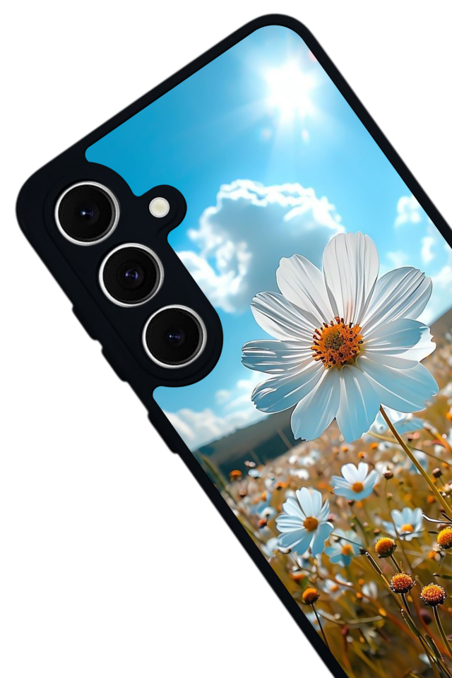 Samsung Galaxy A16 Uyumlu Cicek Tasarımlı Glossy Premium Kılıf