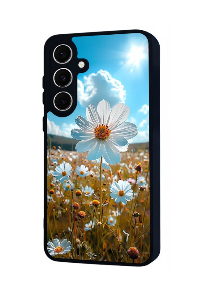 Samsung Galaxy A16 Uyumlu Cicek Tasarımlı Glossy Premium Kılıf