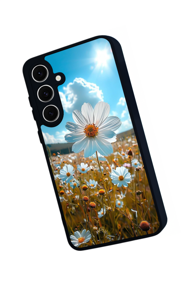 Samsung Galaxy A16 Uyumlu Cicek Tasarımlı Glossy Premium Kılıf