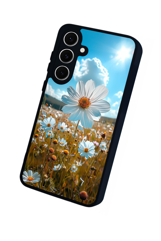 Samsung Galaxy A16 Uyumlu Cicek Tasarımlı Glossy Premium Kılıf