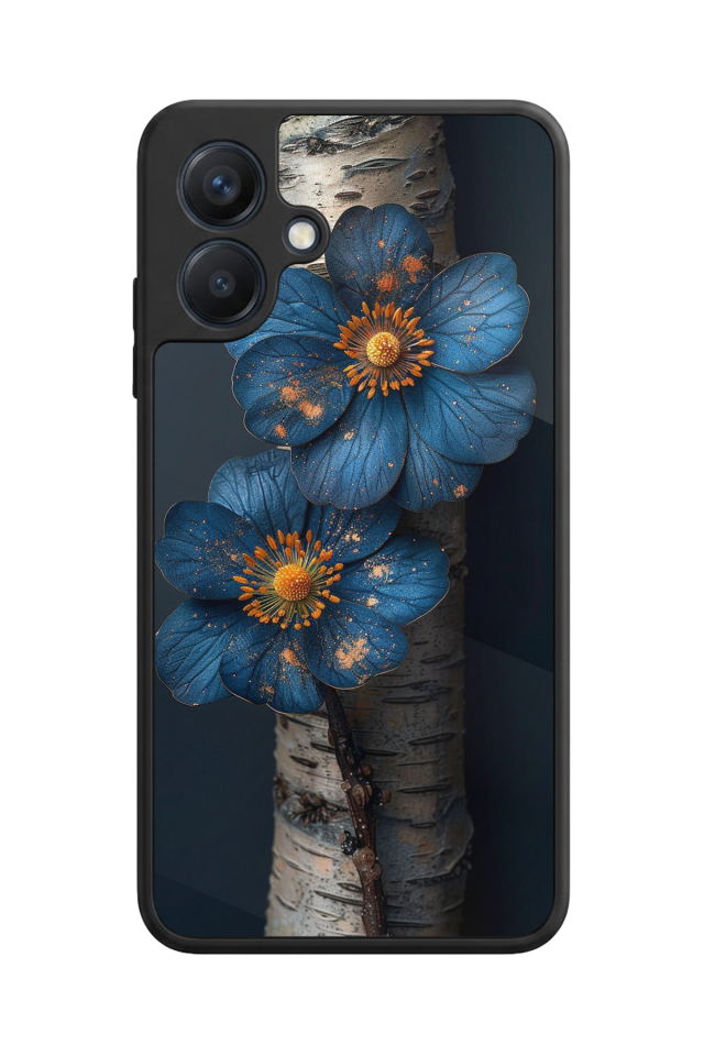 Samsung Galaxy A07 Uyumlu Cicek Tasarımlı Glossy Premium Kılıf