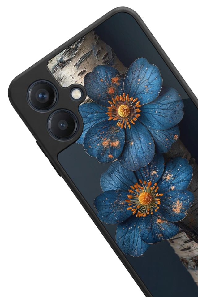 Samsung Galaxy A07 Uyumlu Cicek Tasarımlı Glossy Premium Kılıf