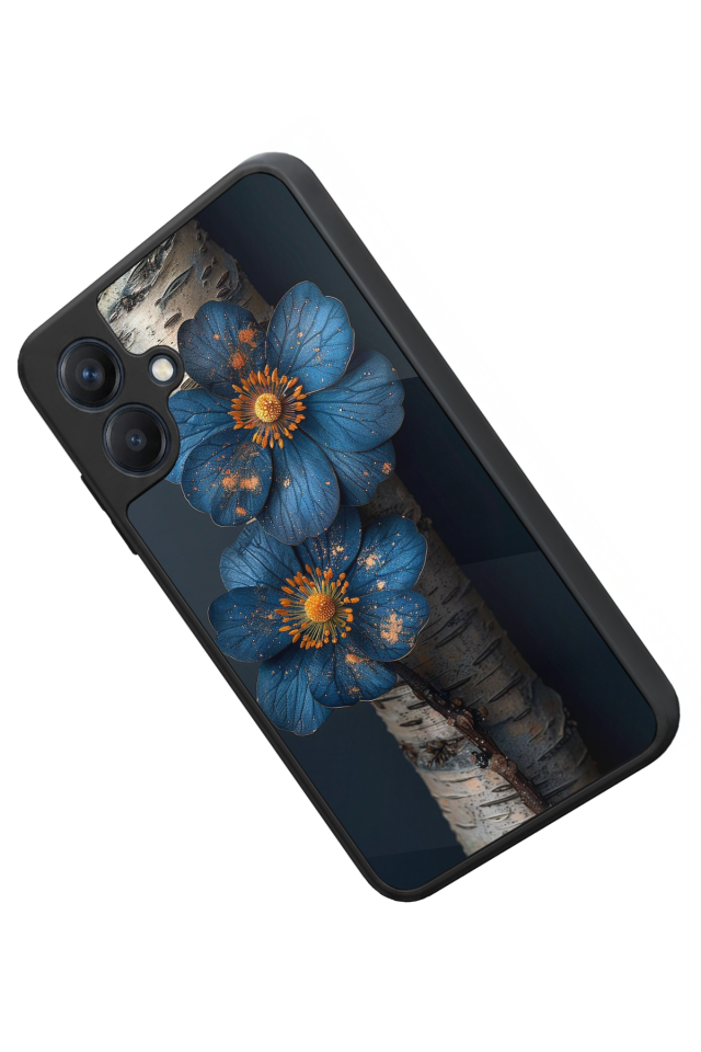 Samsung Galaxy A07 Uyumlu Cicek Tasarımlı Glossy Premium Kılıf