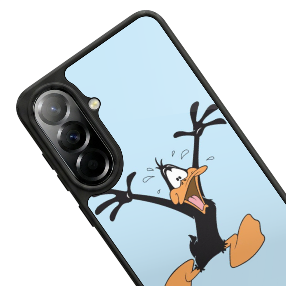 Samsung Galaxy A57 Uyumlu Daffy duck Tasarımlı Glossy Premium Kılıf