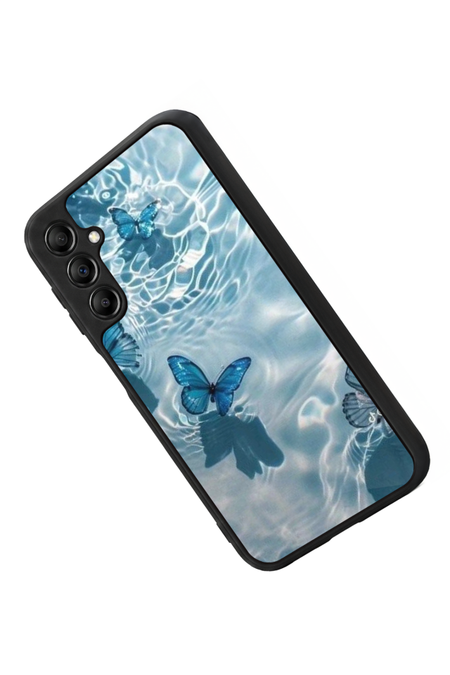 Samsung Galaxy A14 Uyumlu Kelebek Tasarımlı Glossy Premium Kılıf
