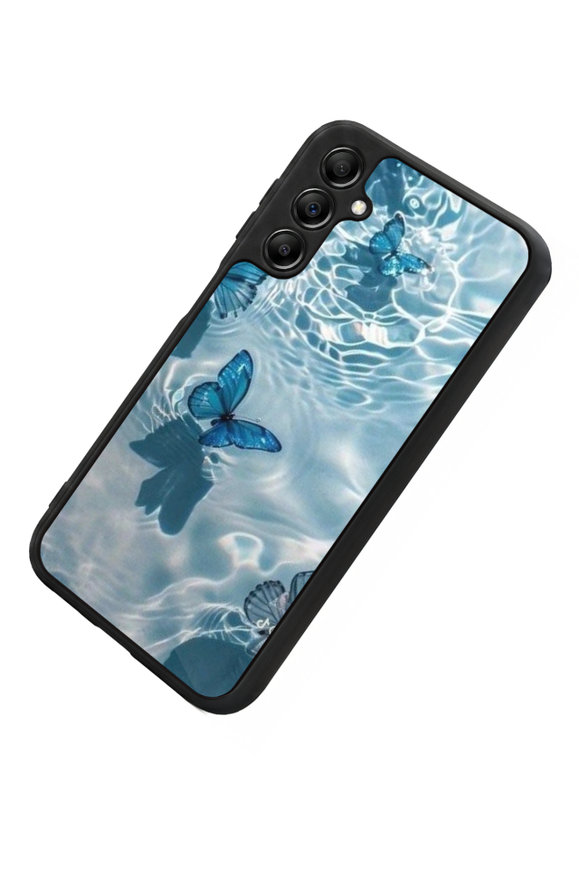 Samsung Galaxy A14 Uyumlu Kelebek Tasarımlı Glossy Premium Kılıf