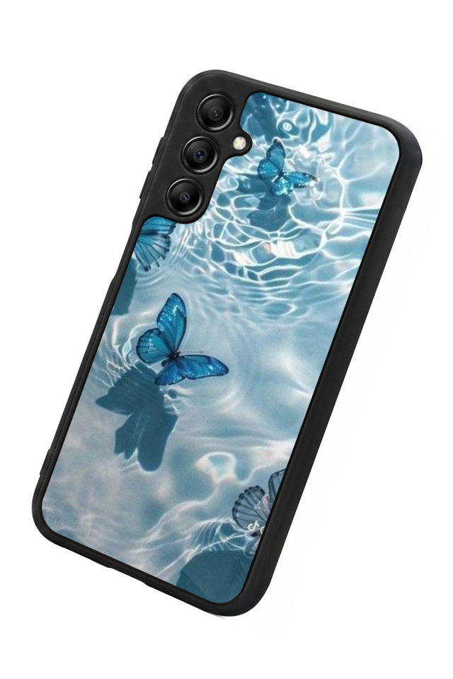 Samsung Galaxy A14 Uyumlu Kelebek Tasarımlı Glossy Premium Kılıf