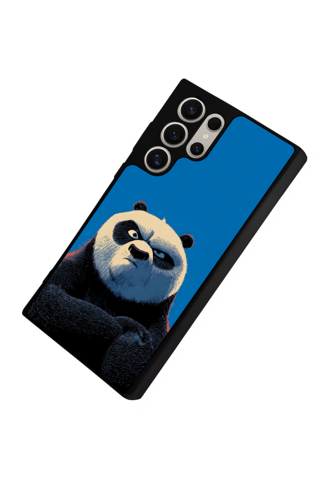 Samsung Galaxy S23 Ultra Uyumlu Kung Fu Panda Tasarımlı Glossy Premium Kılıf
