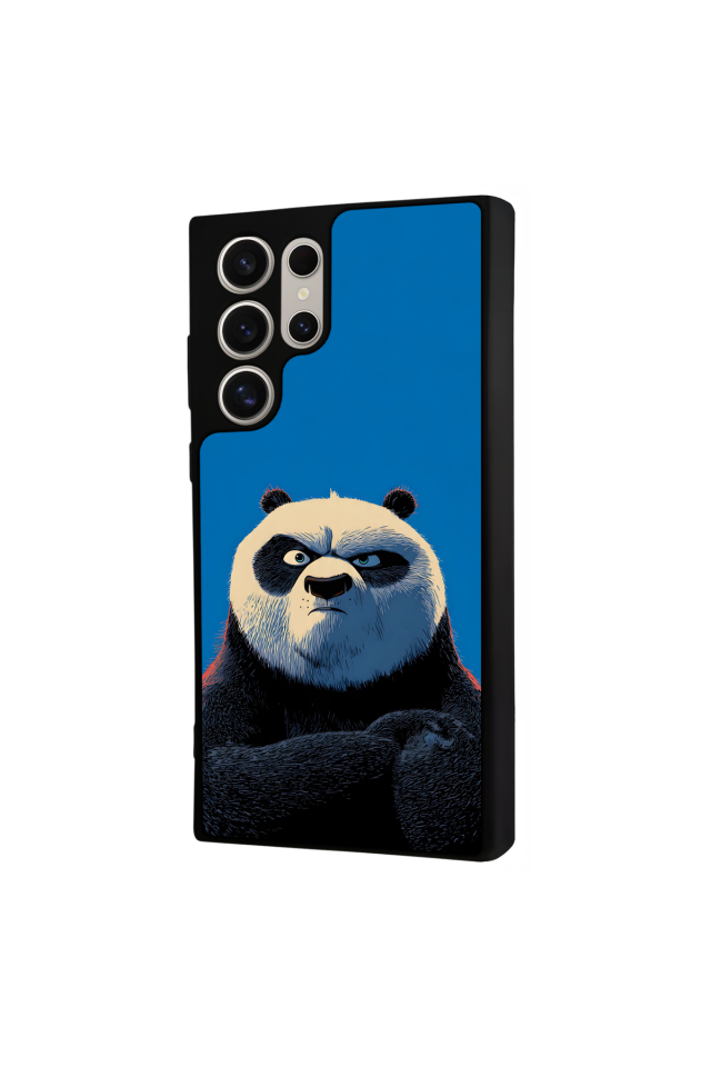 Samsung Galaxy S23 Ultra Uyumlu Kung Fu Panda Tasarımlı Glossy Premium Kılıf