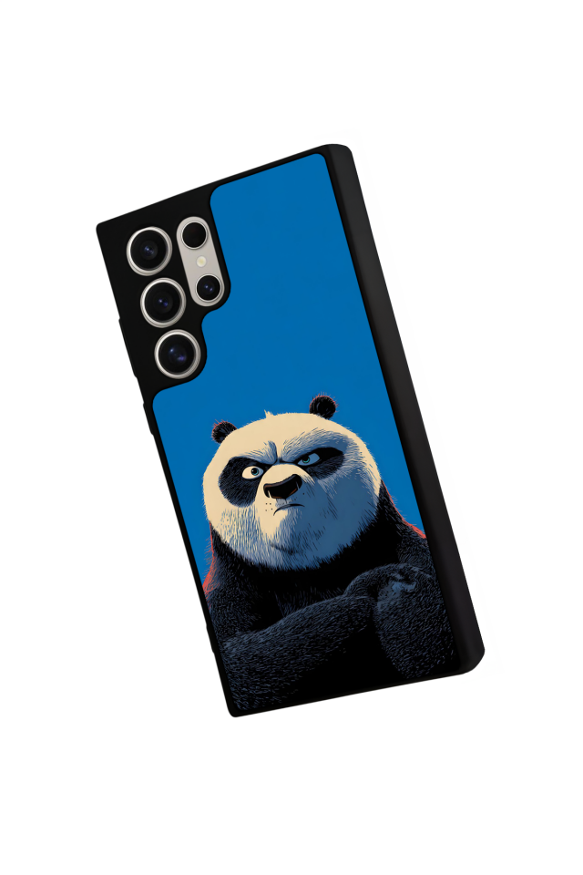 Samsung Galaxy S23 Ultra Uyumlu Kung Fu Panda Tasarımlı Glossy Premium Kılıf