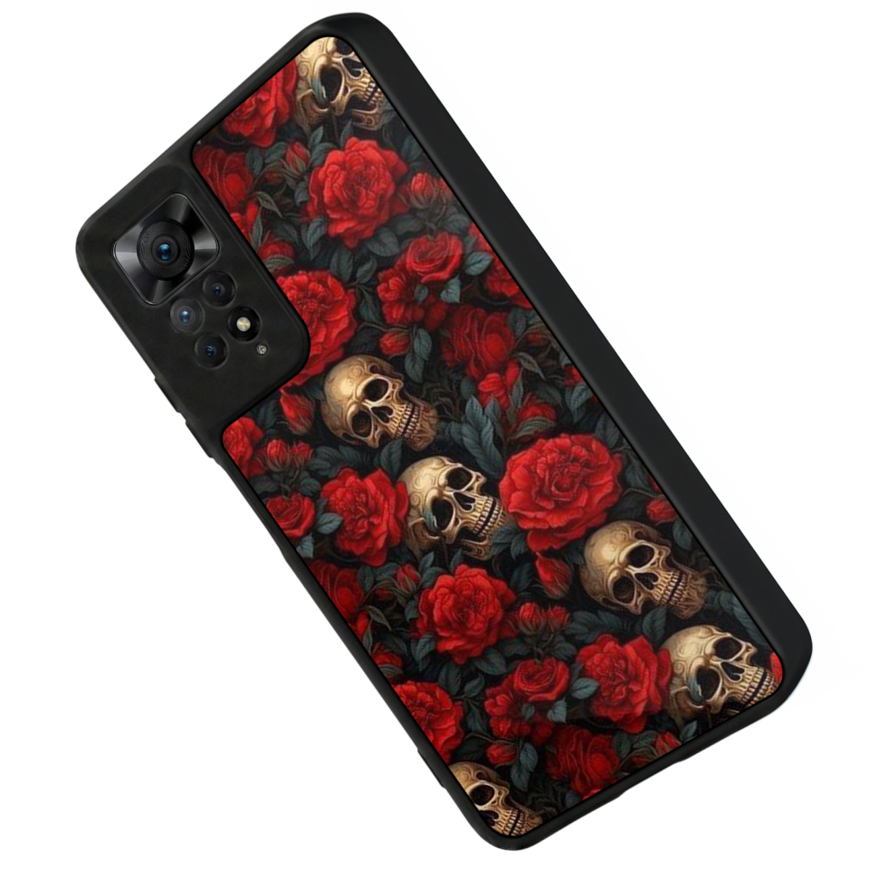 Xiaomi Redmi Note 11 Pro Uyumlu KuruKafa Tasarımlı Glossy Premium Kılıf