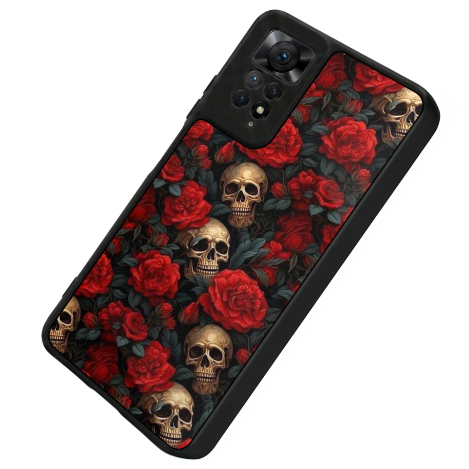 Xiaomi Redmi Note 11 Pro Uyumlu KuruKafa Tasarımlı Glossy Premium Kılıf