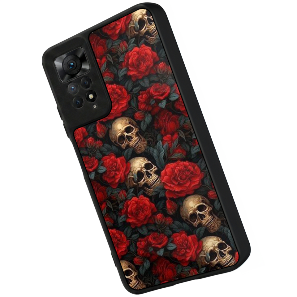 Xiaomi Redmi Note 11 Pro Uyumlu KuruKafa Tasarımlı Glossy Premium Kılıf