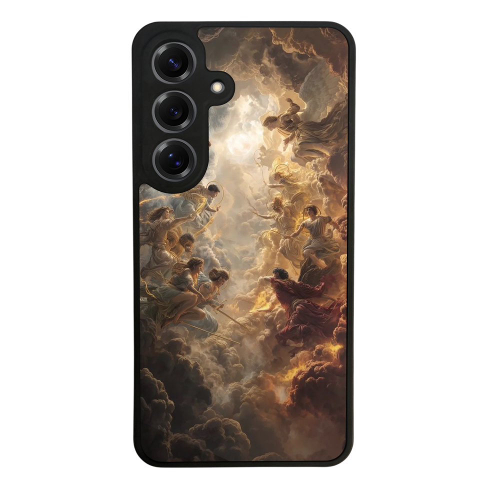 Samsung Galaxy S25 Uyumlu Melek Tasarımlı Glossy Premium Kılıf