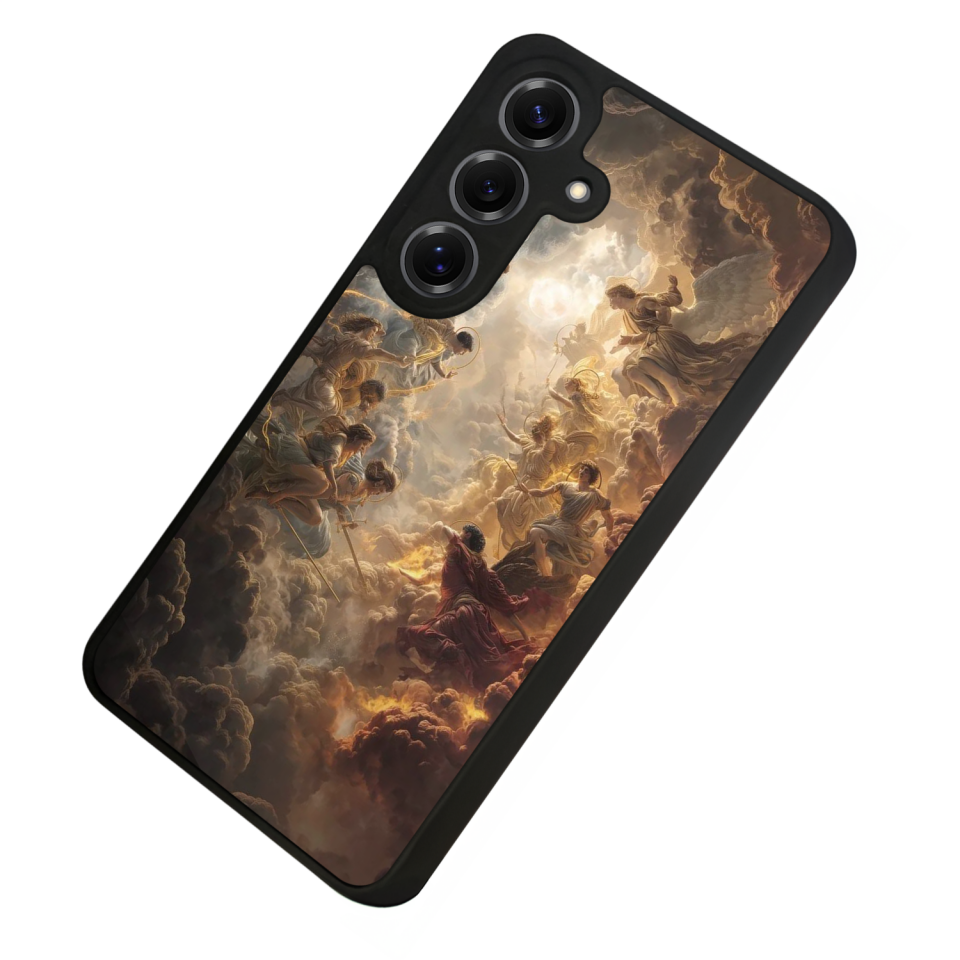 Samsung Galaxy S25 Uyumlu Melek Tasarımlı Glossy Premium Kılıf