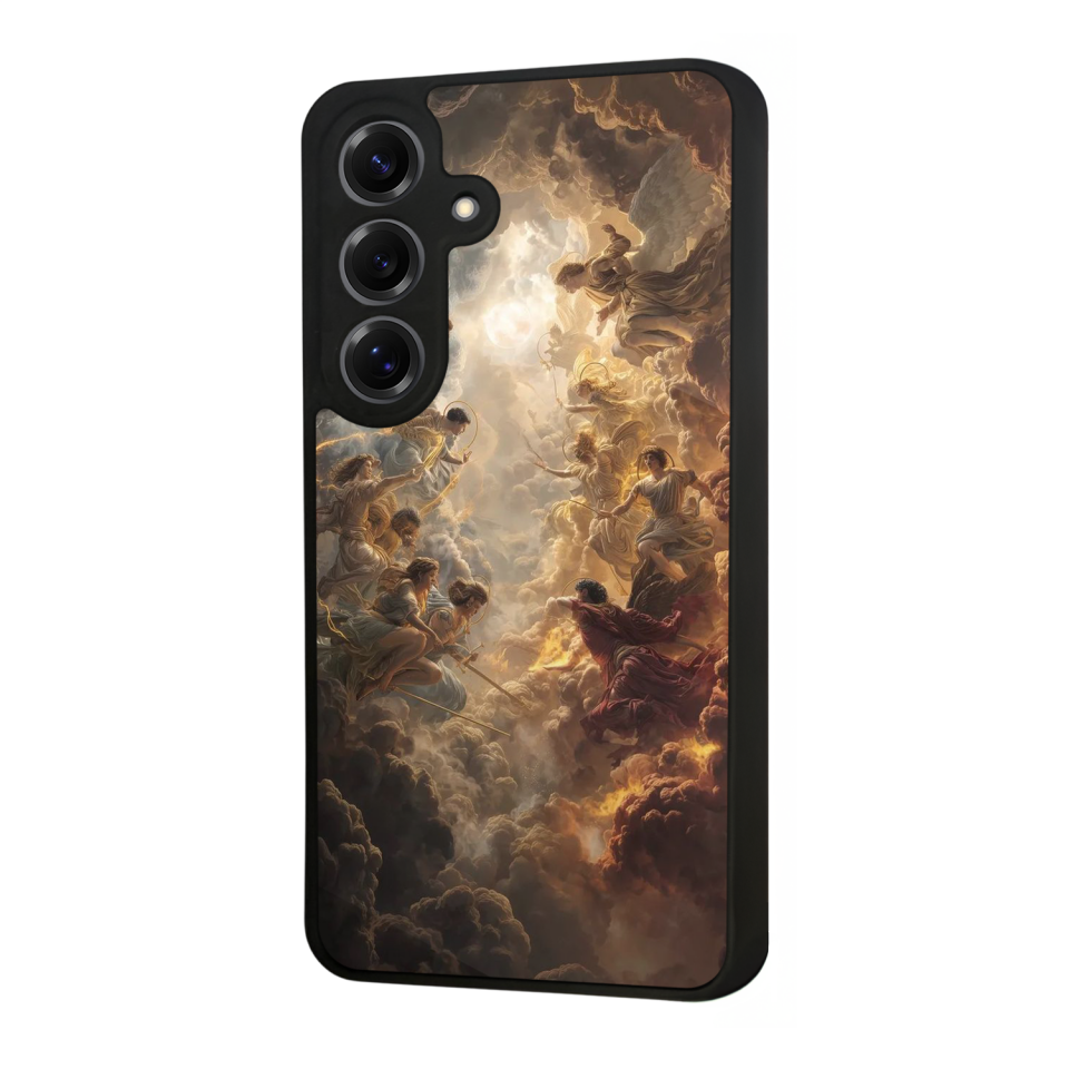 Samsung Galaxy S25 Uyumlu Melek Tasarımlı Glossy Premium Kılıf