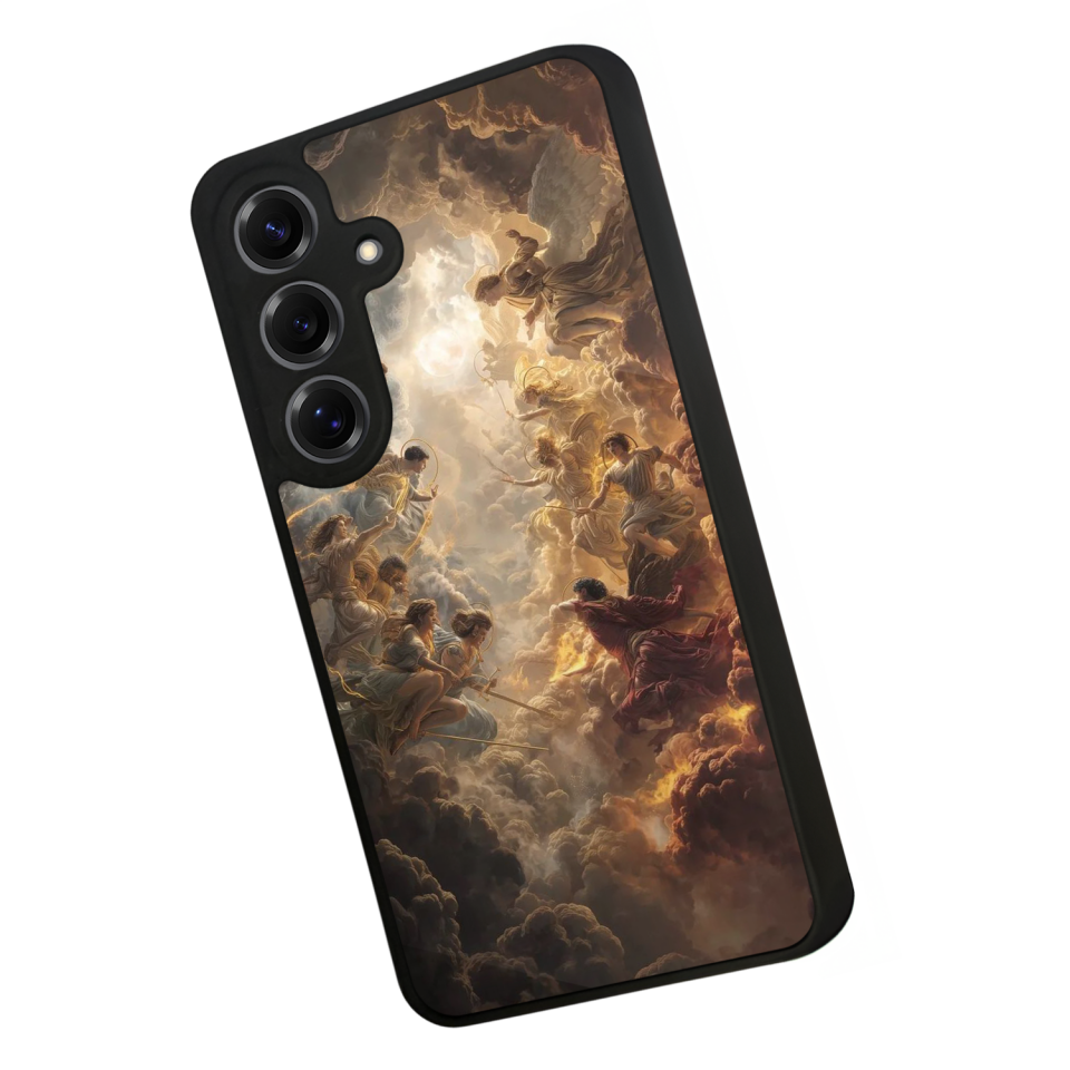 Samsung Galaxy S25 Uyumlu Melek Tasarımlı Glossy Premium Kılıf