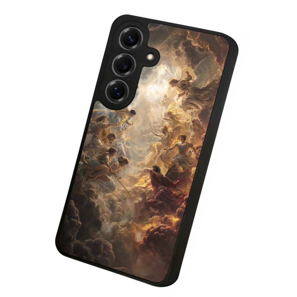 Samsung Galaxy S25 Uyumlu Melek Tasarımlı Glossy Premium Kılıf