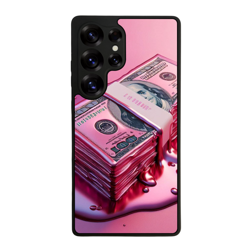 Samsung Galaxy S25 Ultra Uyumlu Money Para Tasarımlı Glossy Premium Kılıf