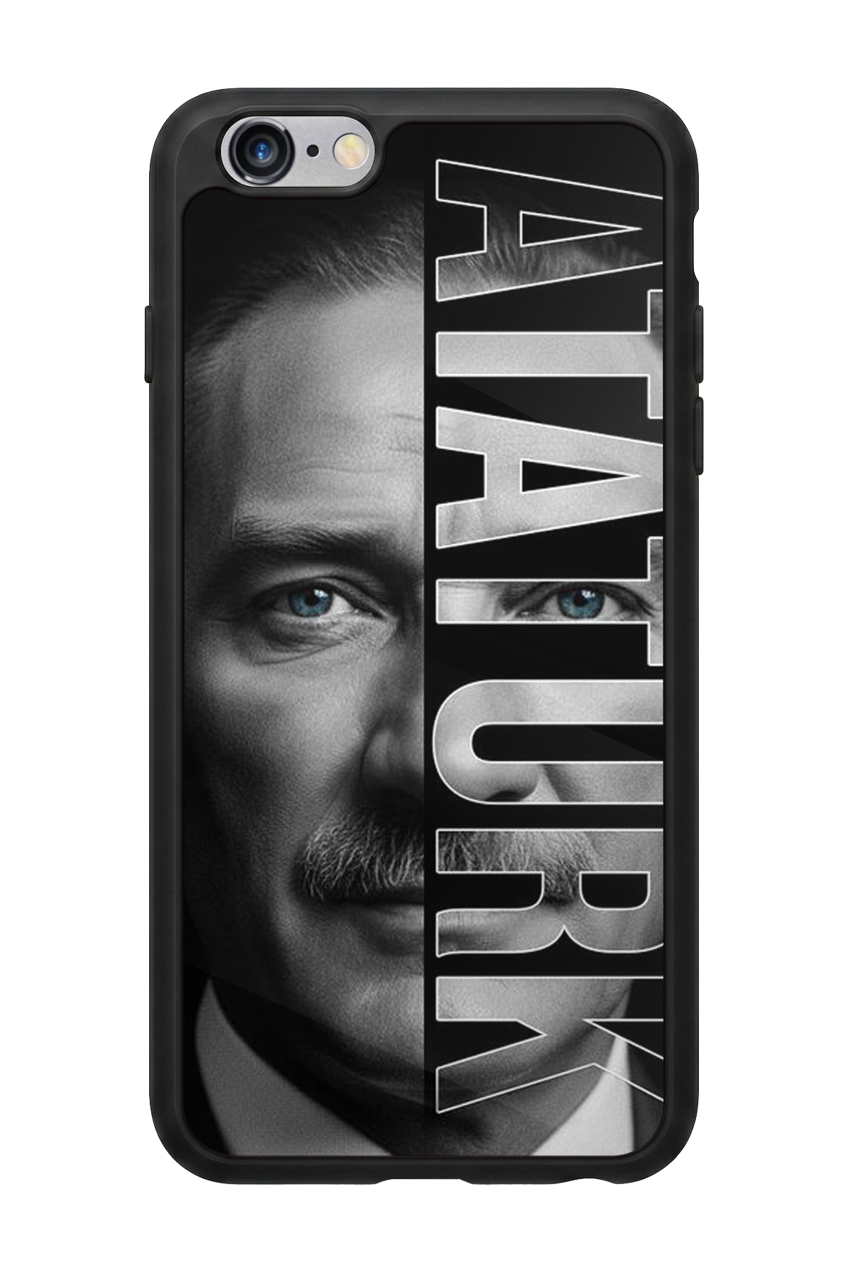 iPhone 6 Plus Uyumlu Mustafa Kemal Ataturk Tasarımlı Glossy Premium Kılıf