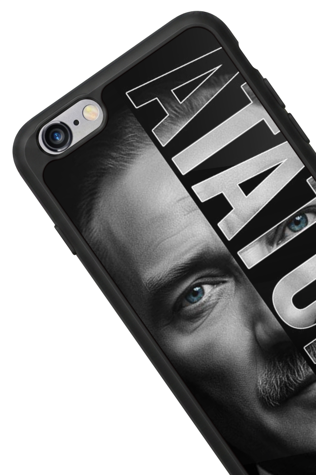 iPhone 6 Plus Uyumlu Mustafa Kemal Ataturk Tasarımlı Glossy Premium Kılıf