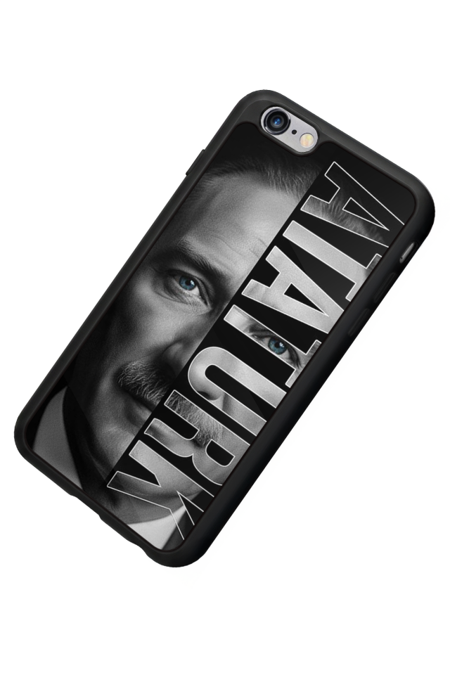 iPhone 6 Plus Uyumlu Mustafa Kemal Ataturk Tasarımlı Glossy Premium Kılıf