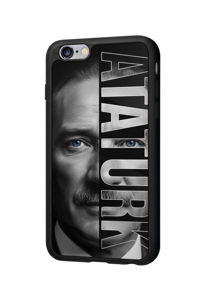 iPhone 6 Plus Uyumlu Mustafa Kemal Ataturk Tasarımlı Glossy Premium Kılıf